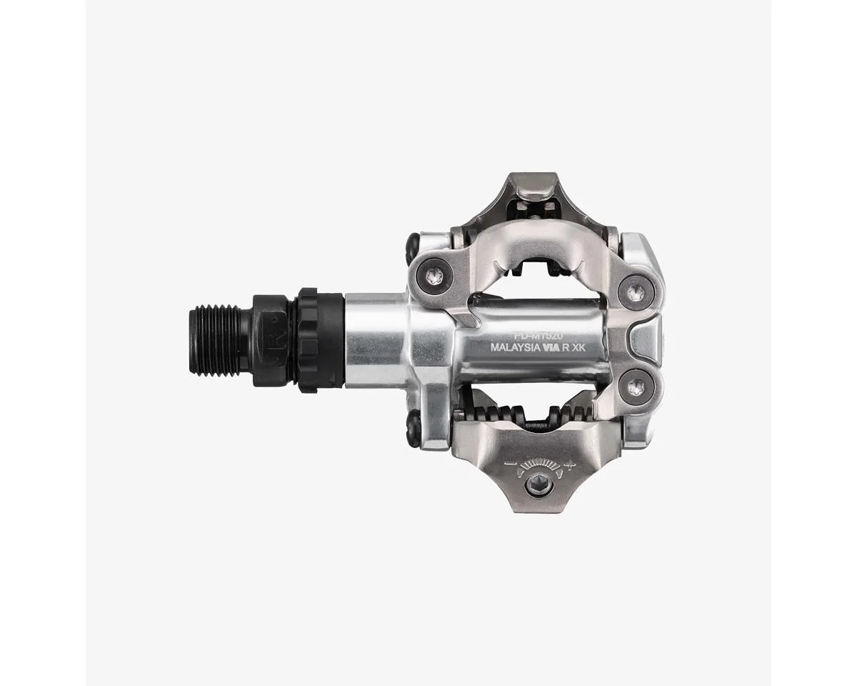 Shimano PD-MT520 Mountain SPD Pedals (Silver) - view 4